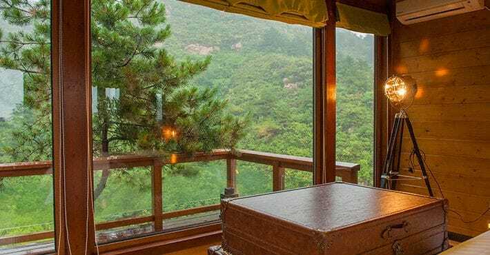 Yunfeng Treehouse Hotel Miyun Exterior foto